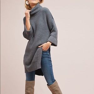 Anthropologie Moth Oversized Tunic Sweater Dress